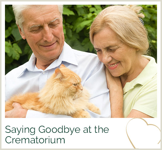 Saying goodbye at the crematorium